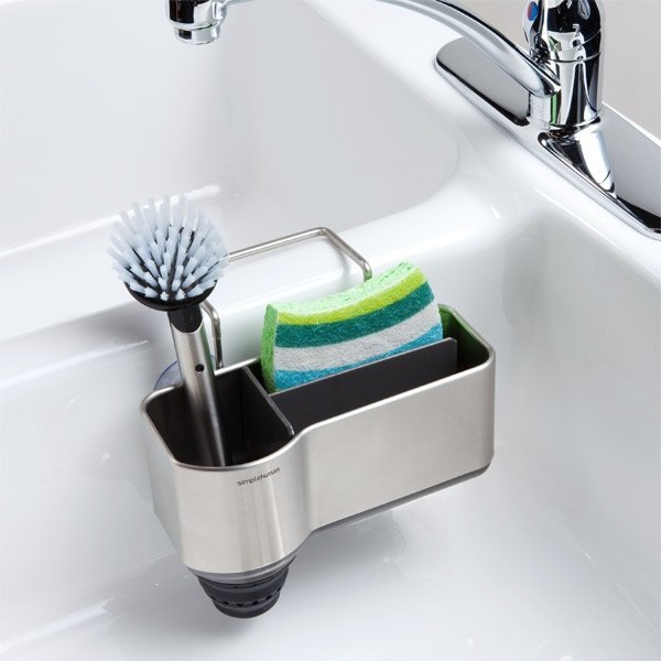 Simplehuman SINK CADDY Pojemnik do Zlewu - Uchwyt na Gąbkę i Akcesoria