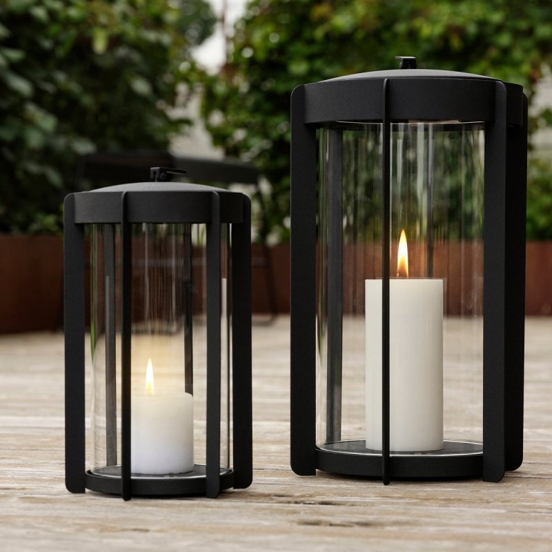 ZONE Denmark FIREFLY Lampion 35 cm / Czarny