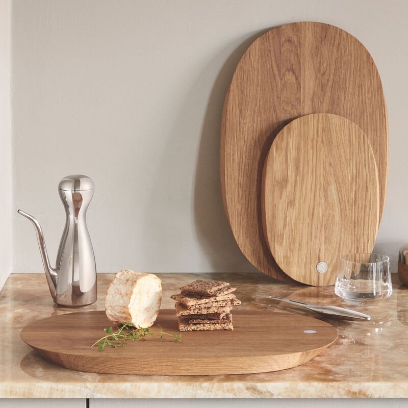 Georg Jensen ALFREDO Dębowa Deska do Krojenia i Serwowania 27 cm