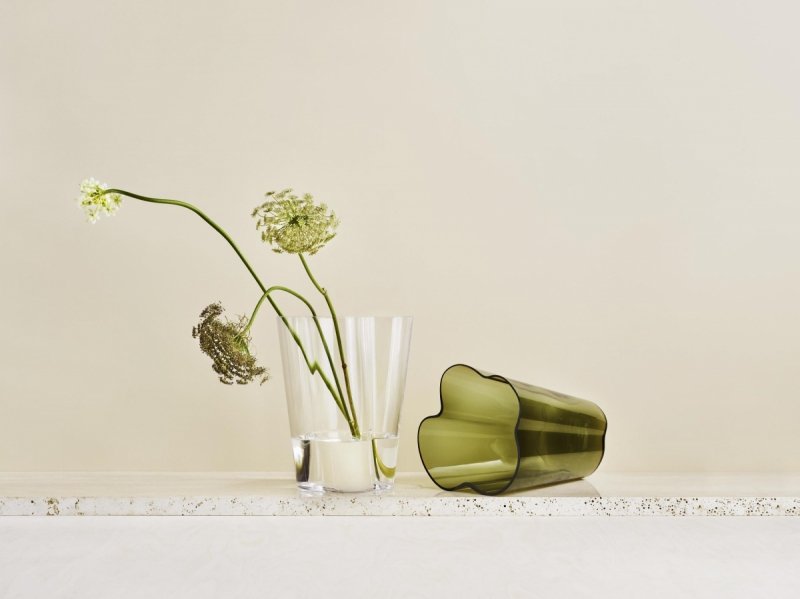 Iittala AALVAR AALTO Wazon do Kwiatów 27 cm / Niebieski Ultramaryna
