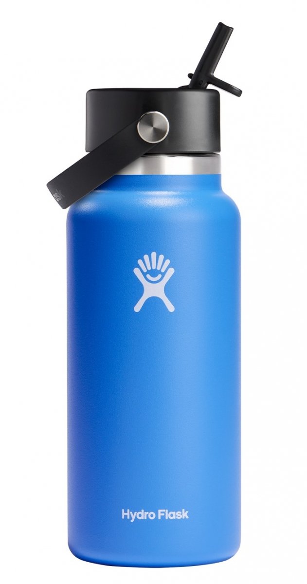 Hydro Flask WIDE MOUTH Stalowa Butelka Termiczna do Wody 940 ml z Ustnikiem / Niebieska