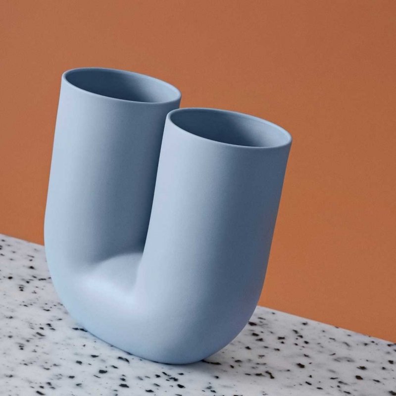 Muuto KINK Wazon do Kwiatów - Niebieski / Light Blue