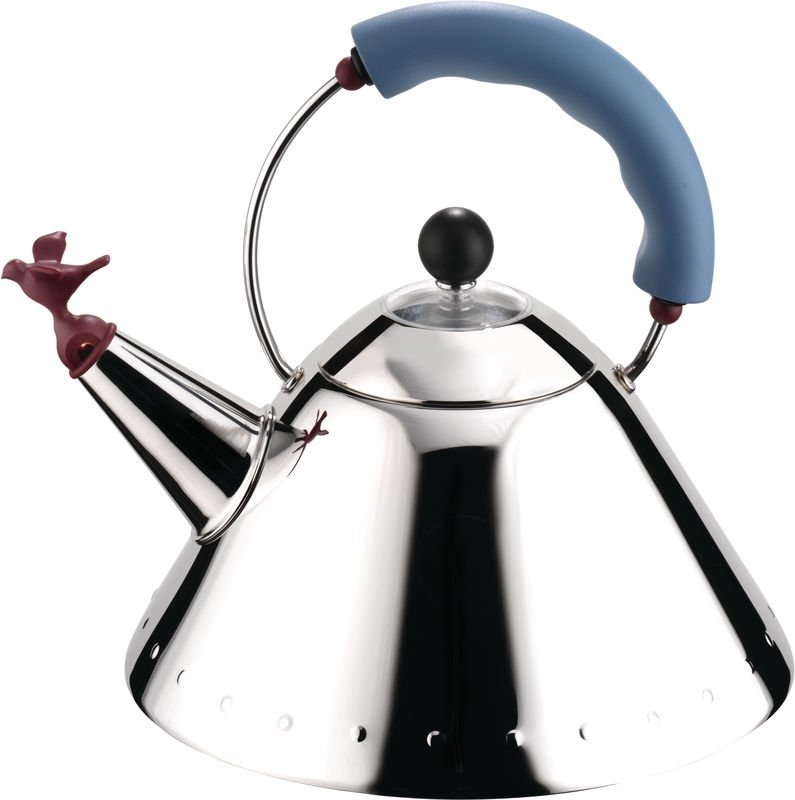 Alessi 9093 Czajnik z Gwizdkiem 2 l / Niebieski