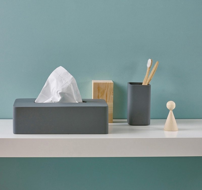 pojemnik na chusteczki Aquanova Ona szary