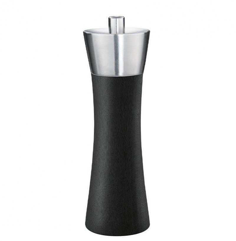 Zassenhaus AUGSBURG Drewniany Młynek do Pieprzu 18 cm Czarny