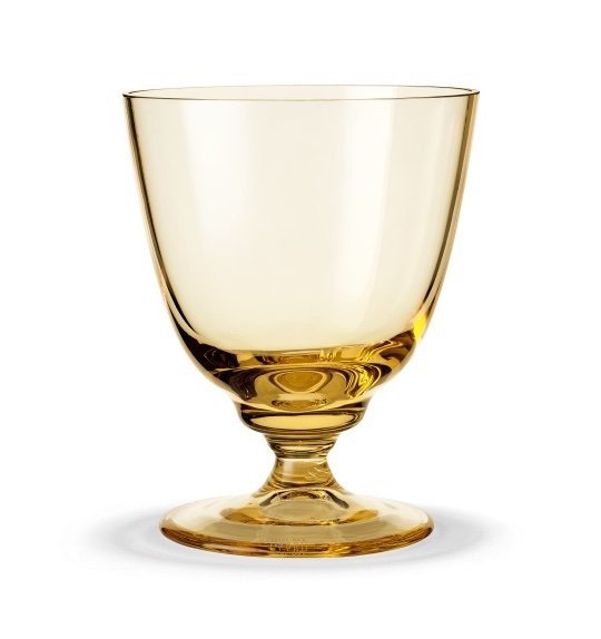 Holmegaard FLOW Kieliszek do Wody 350 ml / Żółty Amber