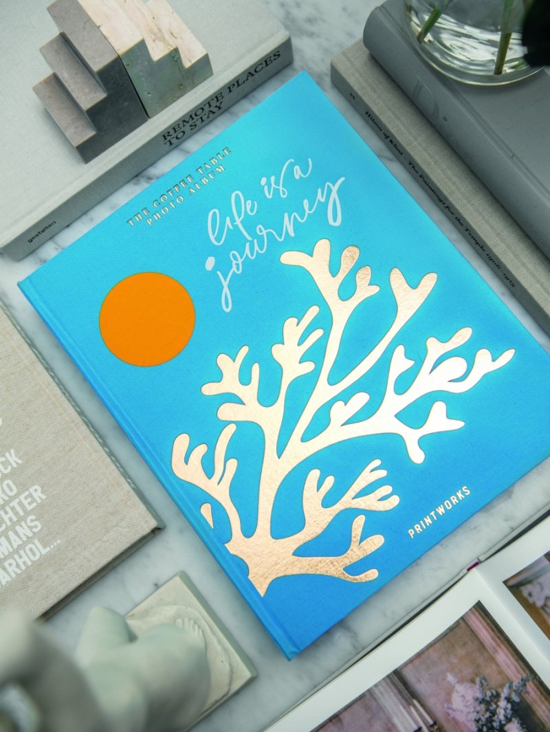 Designerski album z tkaninową okładką