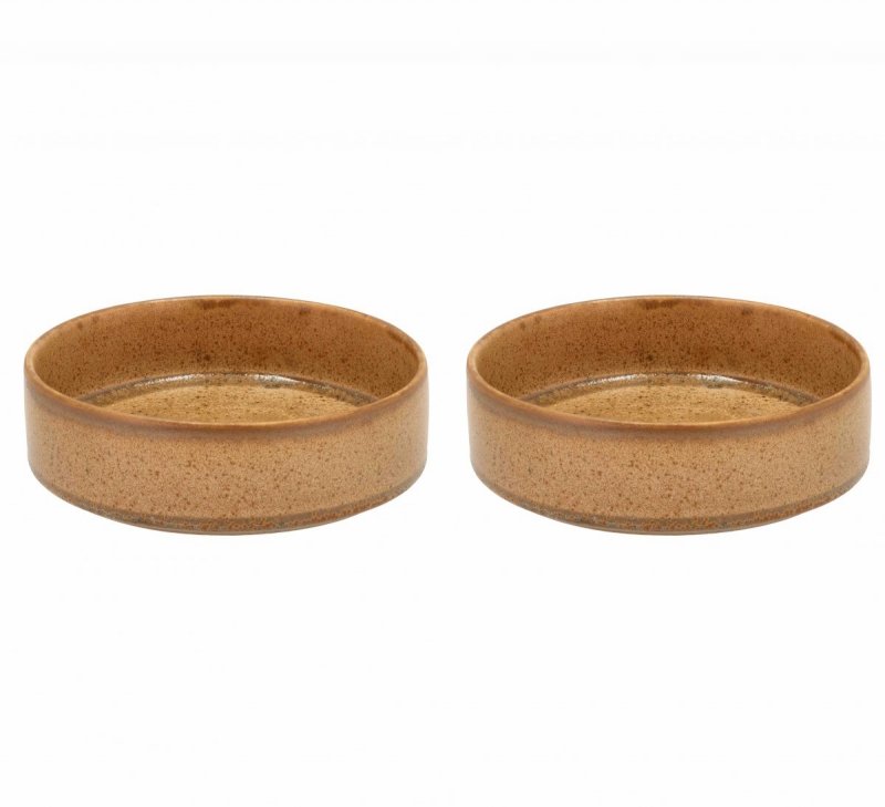 Villa Collection FJORD Miska 15,5 cm 2 Szt. Amber Bursztynowa