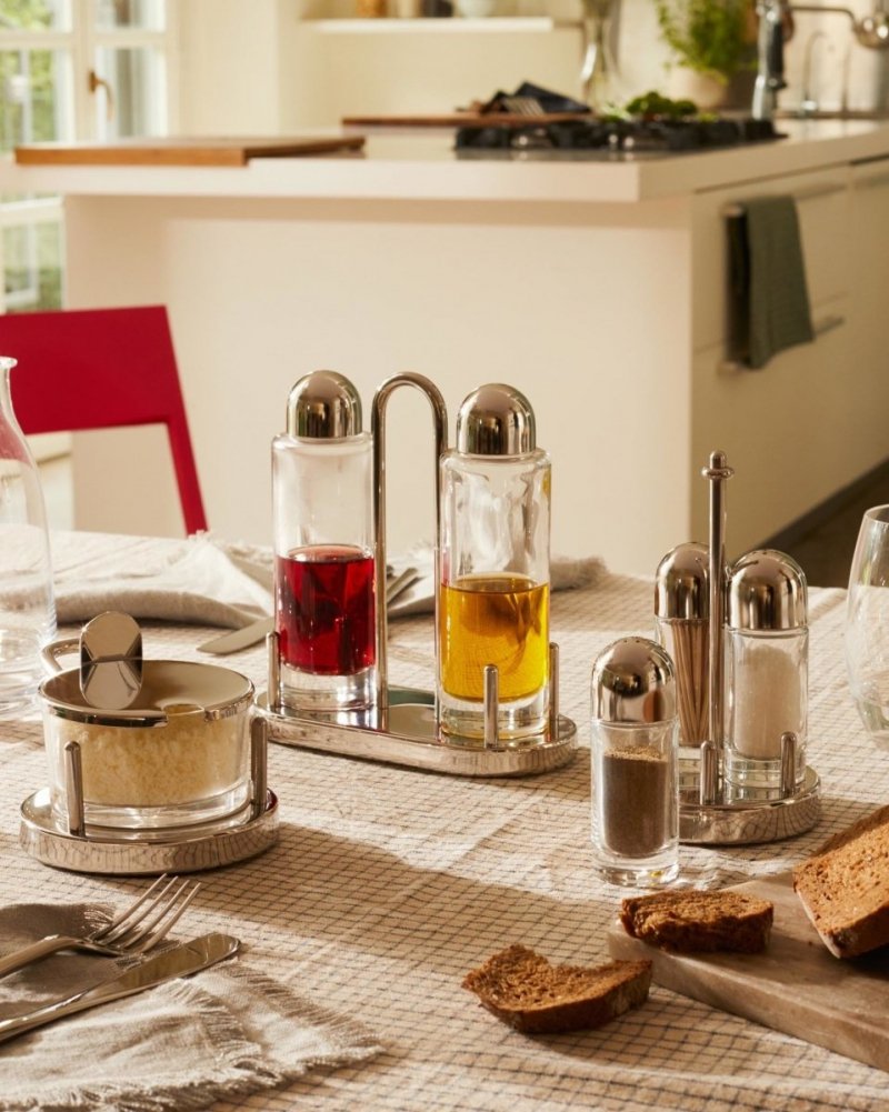 Alessi 5074 Zestaw do Przypraw - Butelki do Oliwy i Octu
