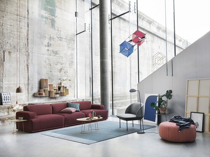 Muuto VARJO Dywan Wełniany 200x300 cm Ciemnoszary
