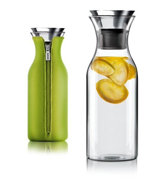 Eva Solo SERVING Karafka Lodówkowa 1,0 l z Pokrowcem - Czarna Siateczka
