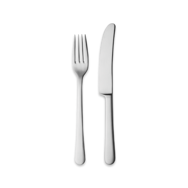Georg Jensen COPENHAGEN Zestaw Sztućców do Przystawek 8 El. Matowy