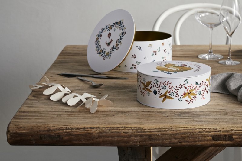 Rosendahl COTTAGE Zestaw 2 Puszek do Ciasteczek 20 i 22 cm / Przechowywania
