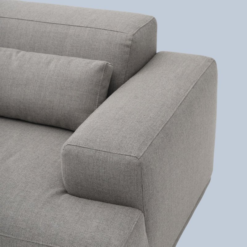 Muuto CONNECT SOFT Sofa Modułowa Narożna 3-Osobowa Konfiguracja 2 - Szara