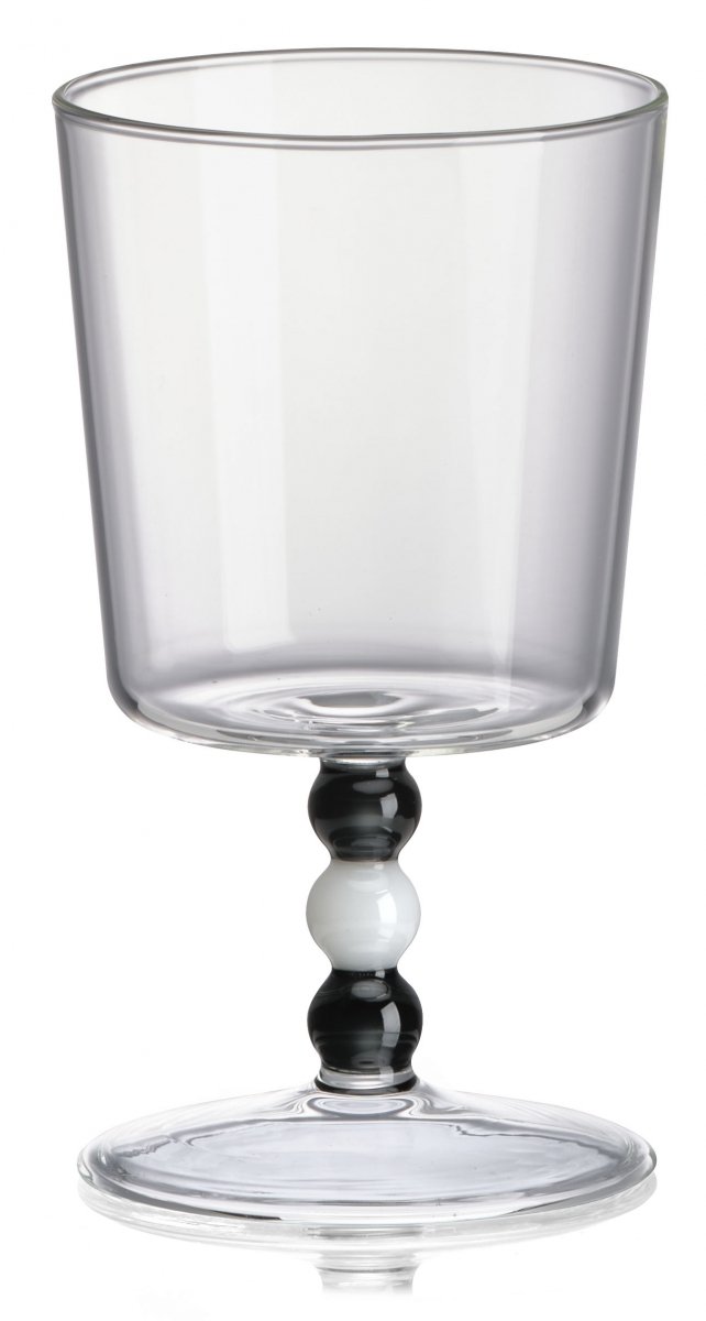 IVV Italy COLLIER Szklanki na Nóżce 300 ml Niskie 2 Szt. / Szare