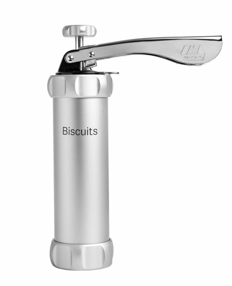 Marcato CLASSIC LINE Ręczna Maszynka do Wyciskania Ciastek / Srebrna