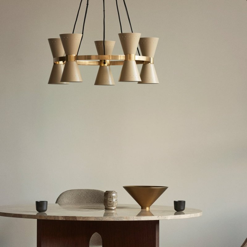 Audo COLLECTOR Żyrandol - 5 Lamp / Kremowy