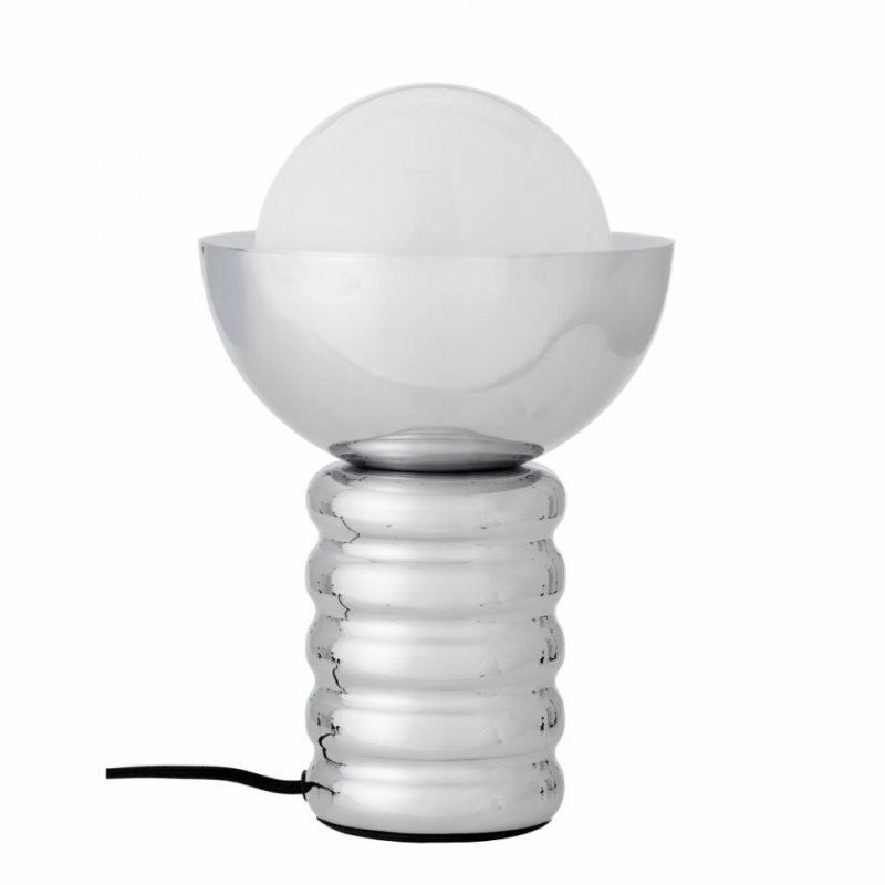 Bloomingville SPIKE Lampa Stołowa / Srebrna Błyszcząca
