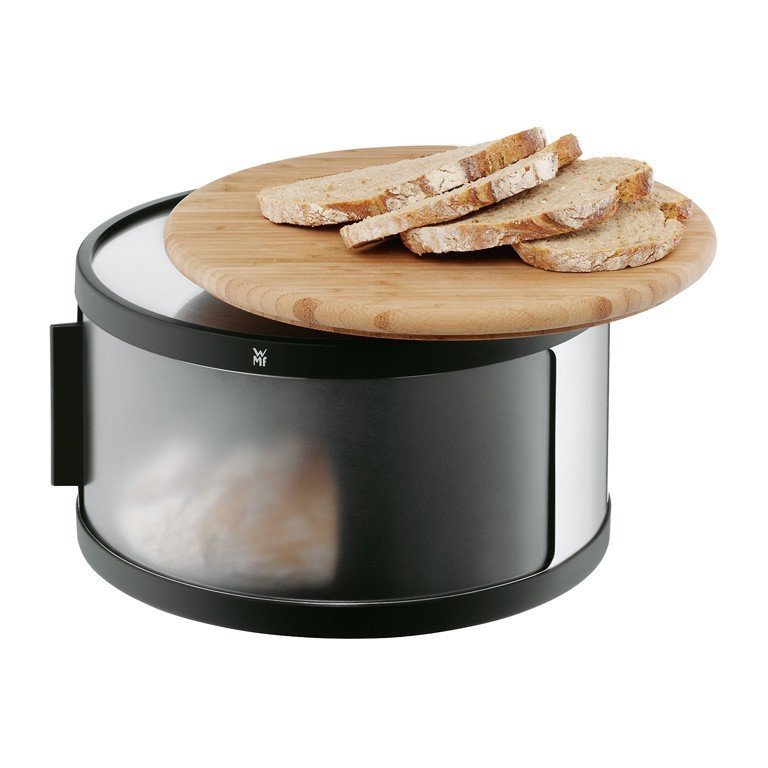 Wmf GOURMET Okrągły Chlebak - Pojemnik na Pieczywo z Deską do Krojenia