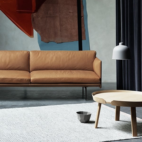 Muuto AROUND Stolik Kawowy 72 cm Ciemnobrązowy