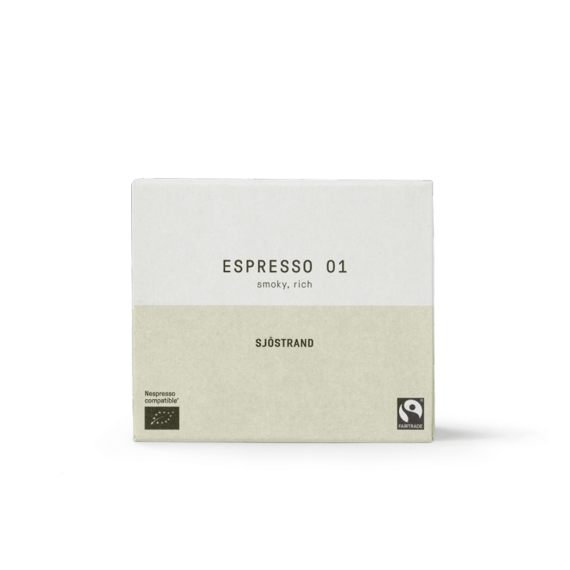 Sjöstrand ESPRESSO 01 Kawa Organiczna w Kapsułkach  - Kapsułki 10 Szt.
