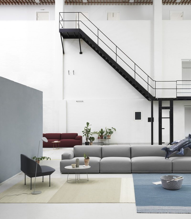 Muuto VARJO Dywan Wełniany 200x300 cm Niebieski