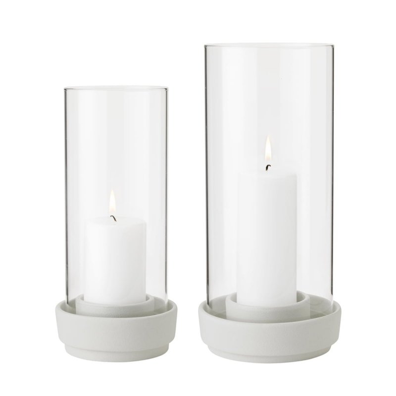 Stelton HURRICANE Lampion - Świecznik 24,5 cm / Piaskowy