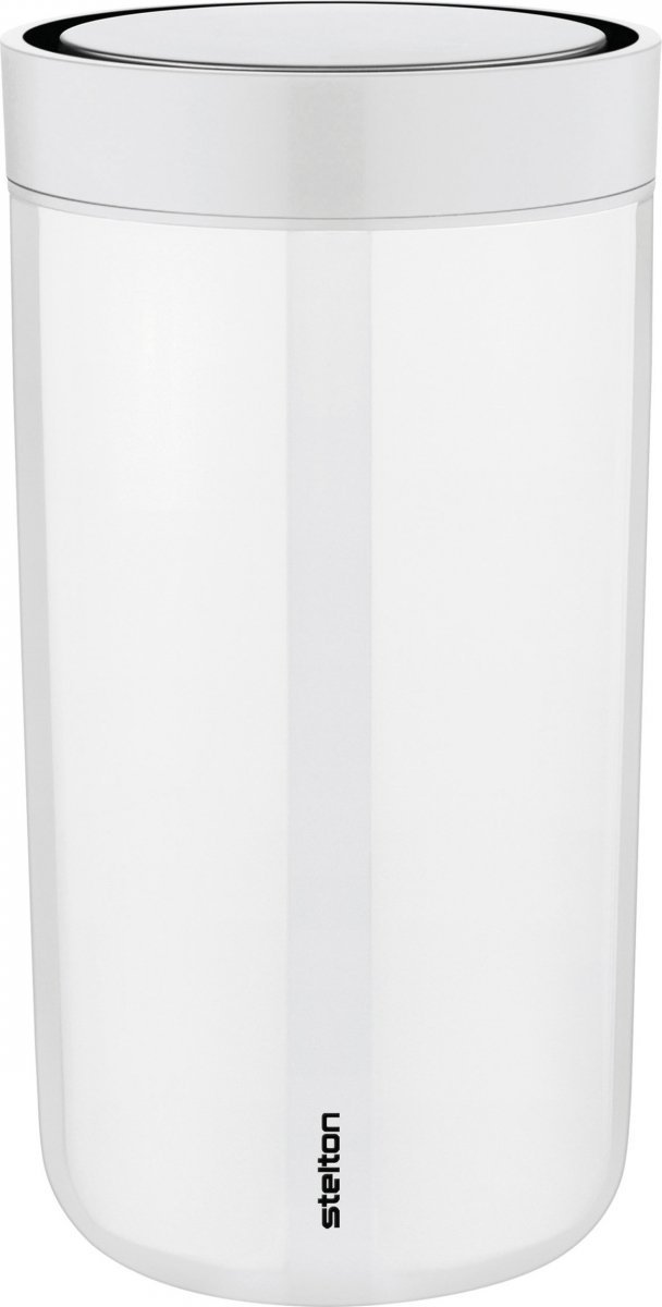 Stelton TO GO CLICK Stalowy Kubek Termiczny 200 ml Biały