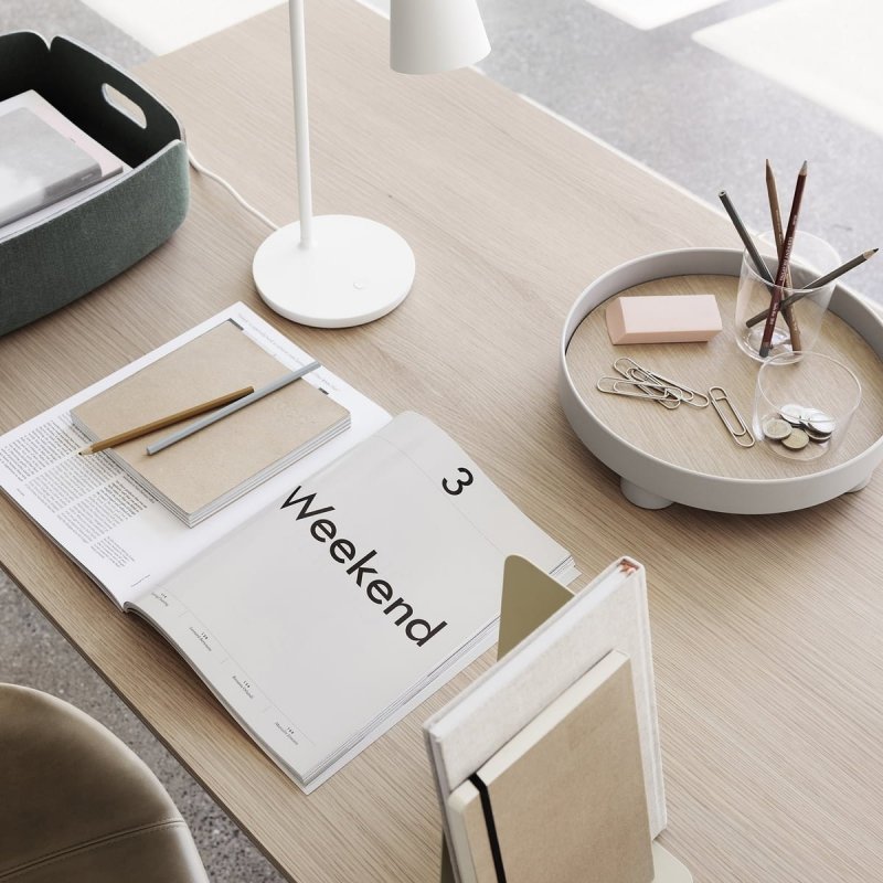 Muuto PLATFORM Taca Okrągła - Podstawka 30 cm  - Ciemnozielona