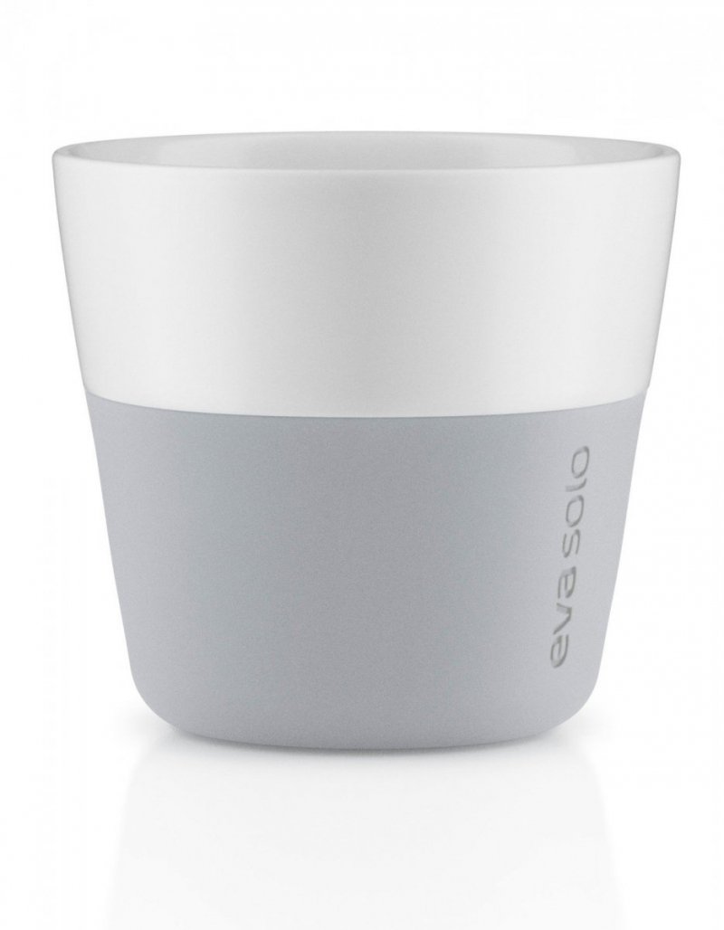 Eva Solo CAFFE Kubki do Kawy Lungo 230 ml 2 Szt. Jasnoszary