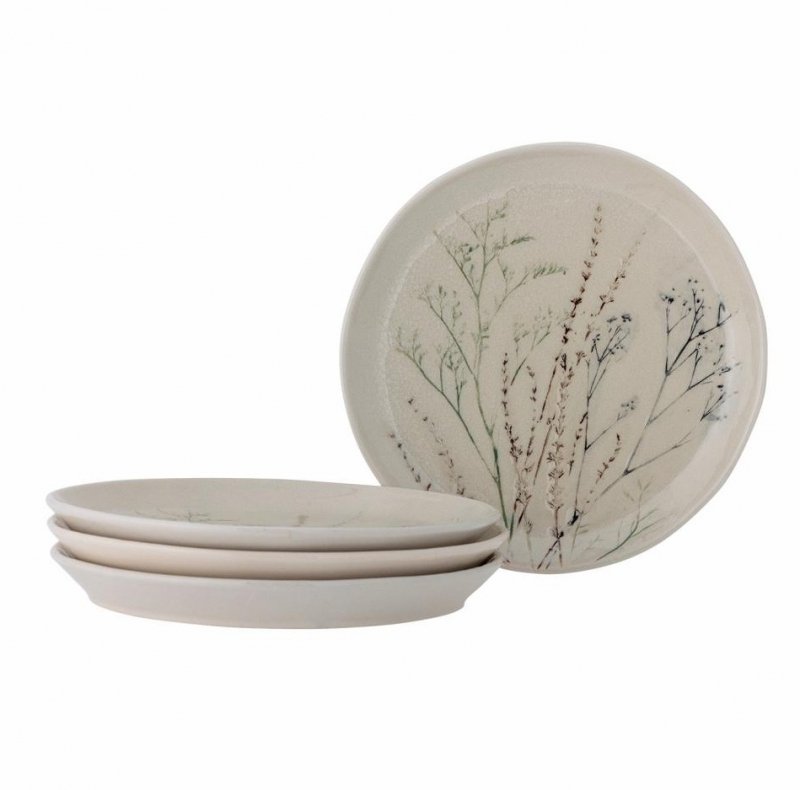 Bloomingville BEA Talerz Obiadowy 27,5 cm / Zestaw 4 Talerzy