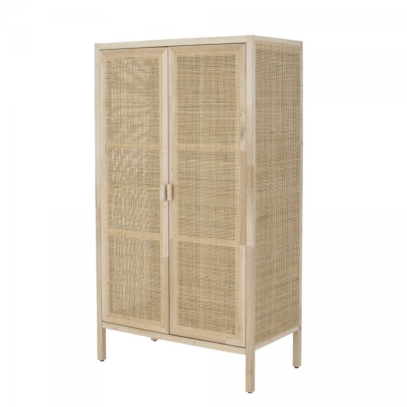 Bloomingville MARIKKA Szafa Drewniana / Rattanowa