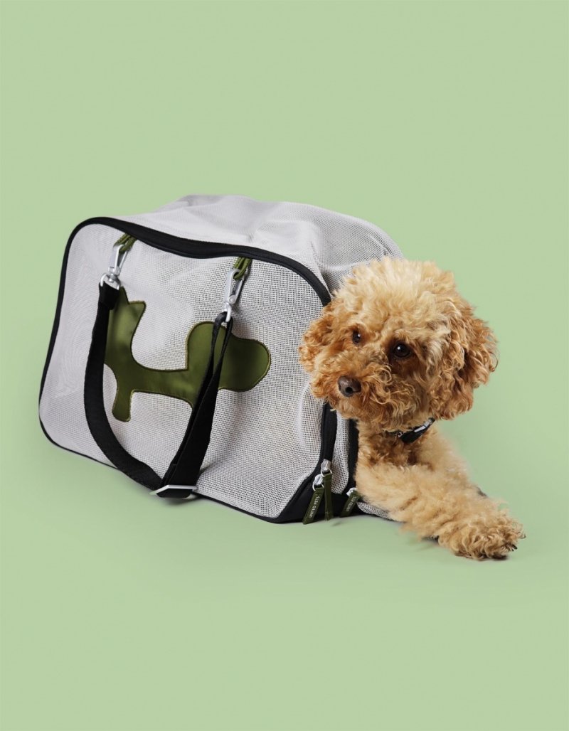 United Pets Milano ECO Torba - Transporter dla Psa / Czarno - Zielony