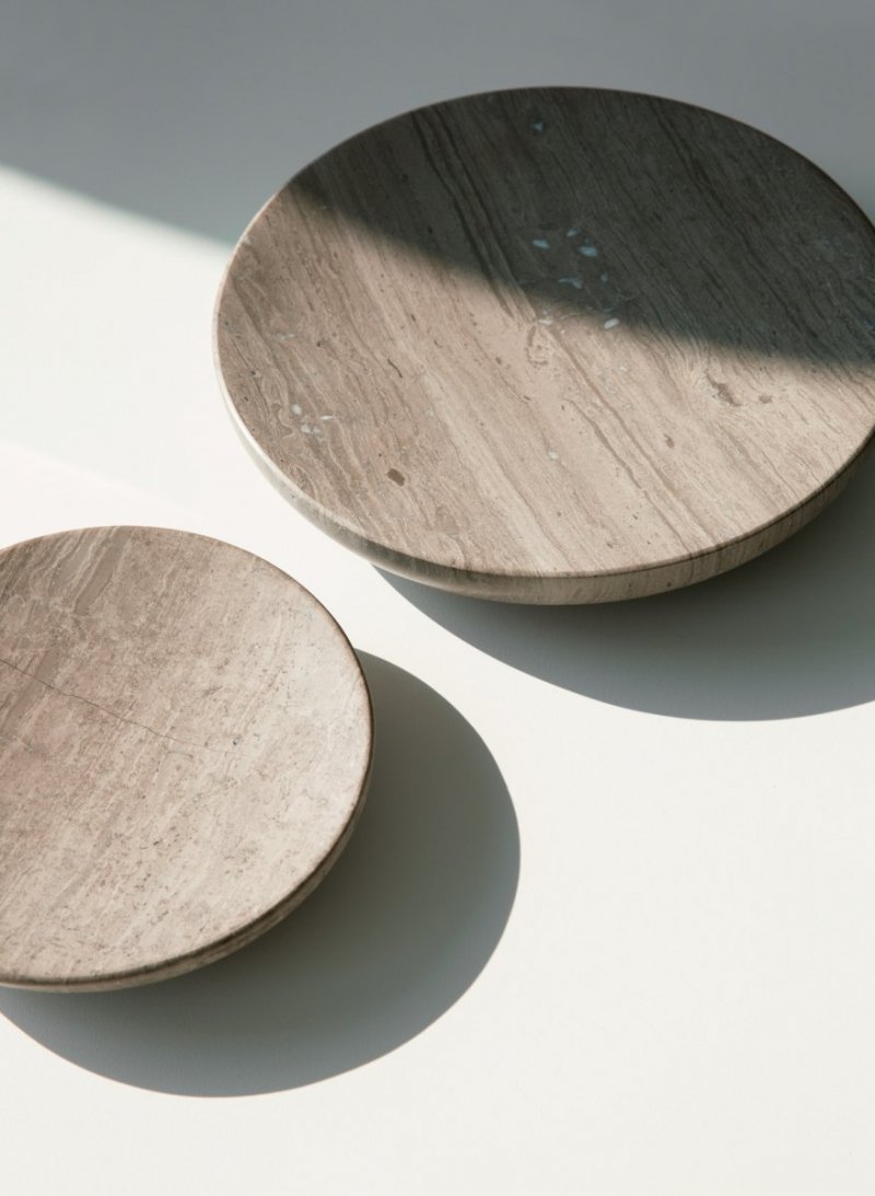 Menu HOVER Marmurowa Misa Dekoracyjna 15 cm / Brązowa