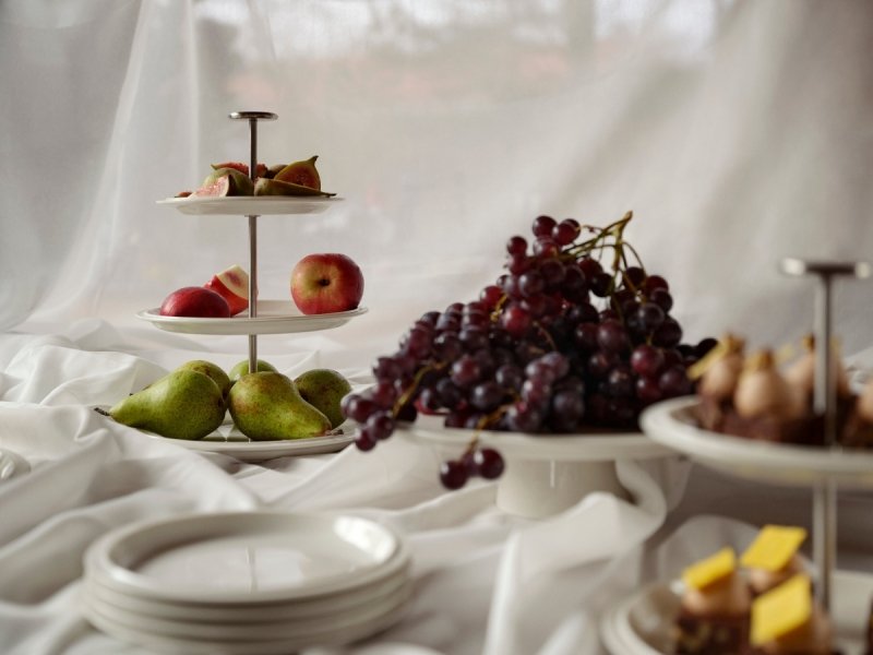 patera na owoce i słodkości nowoczesny design