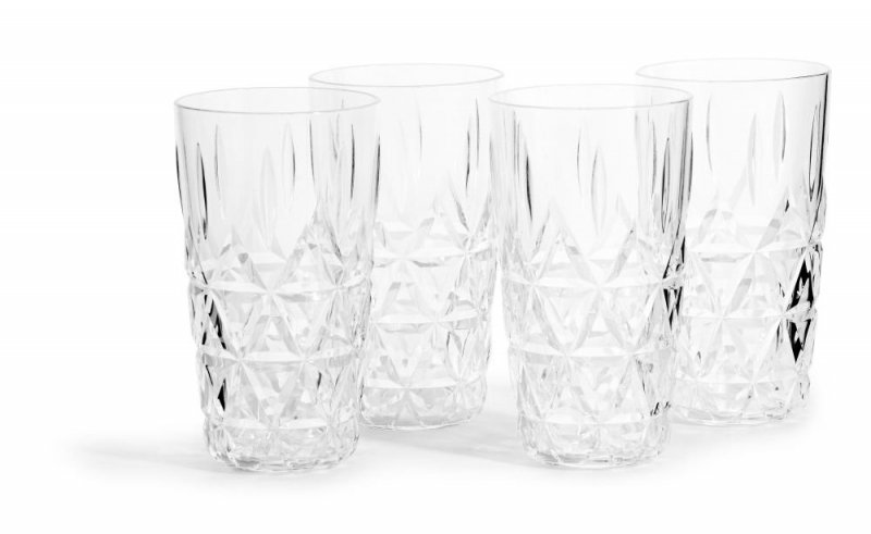 Sagaform OUTDOOR Szklanki Piknikowe 400 ml 4 Szt. Akrylowe