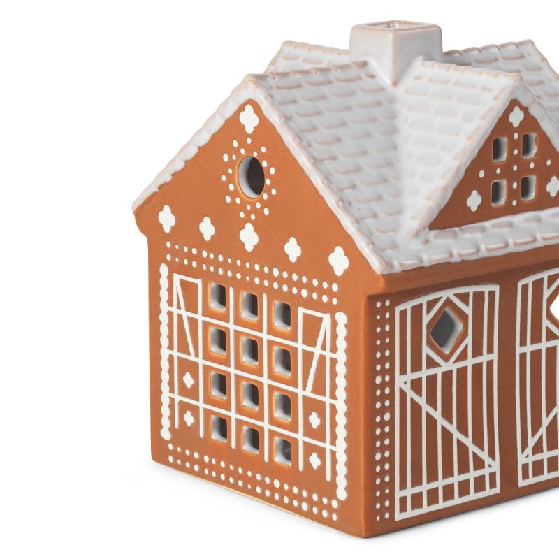 Kähler GINGERBREAD Lampion Świąteczny / Świecznik Domek z Piernika 11.5 cm