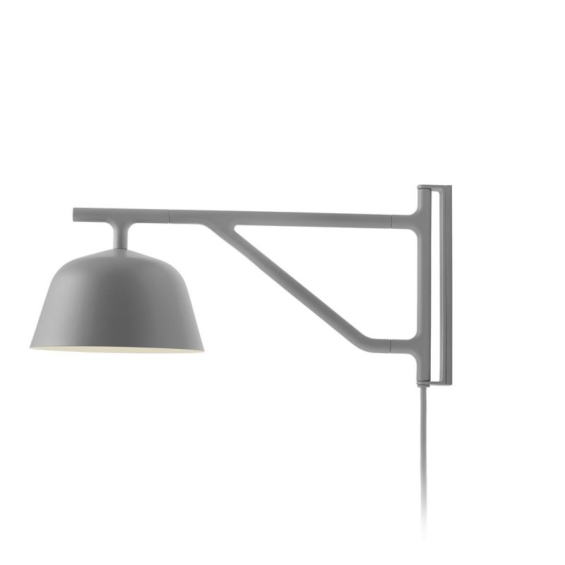 Muuto AMBIT Lampa Ścienna - Kinkiet Szary