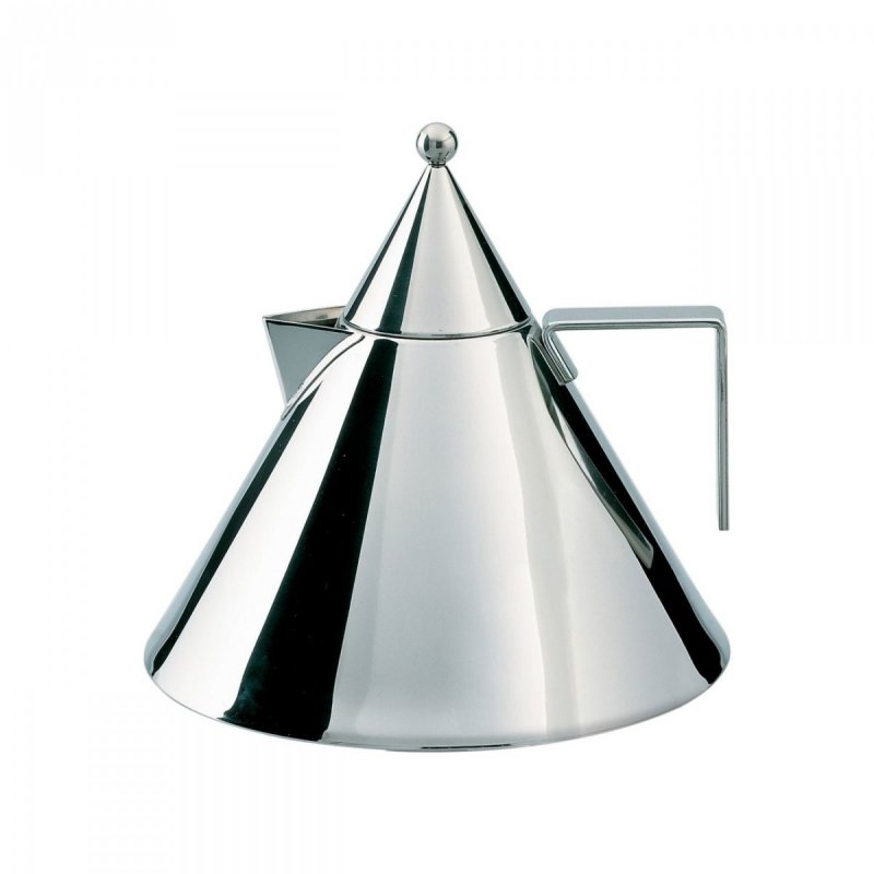 Officina Alessi IL CONICO Czajnik Stalowy 2 l  / Srebrny