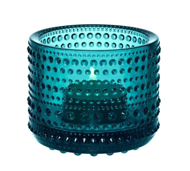 Iittala KASTEHELMI Świecznik Tealight / Morski