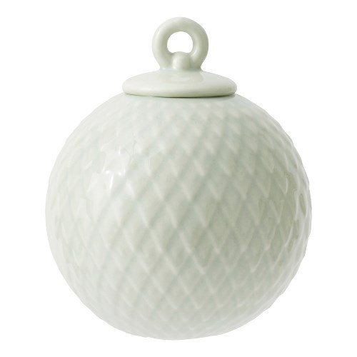 Lyngby Porcelain RHOMBE Bombka Porcelanowa - Jasnozielona