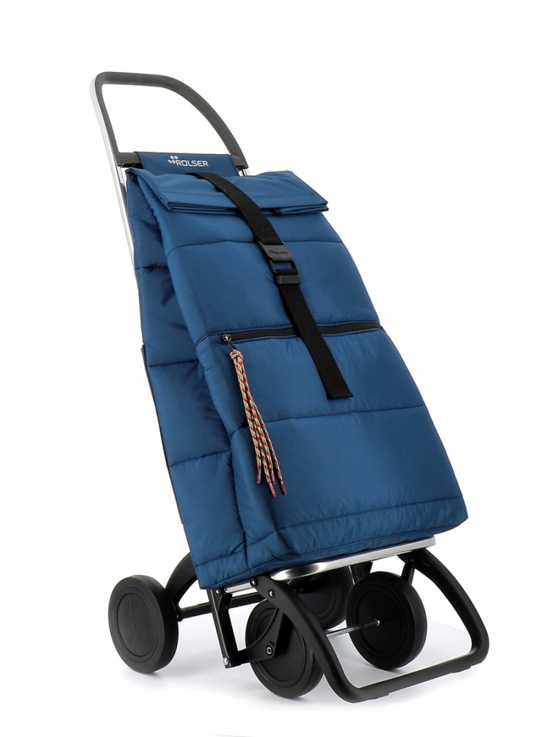 Rolser BIG POLAR 4 Wózek na Kółkach - Torba na Zakupy / Czarna