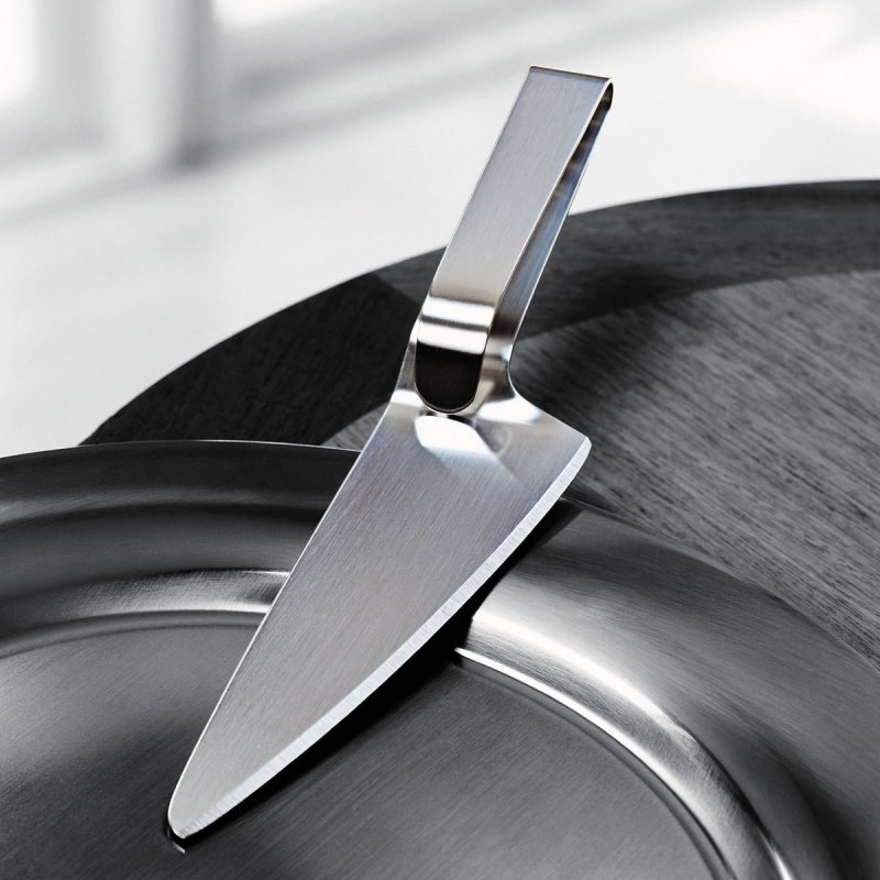 Stelton CLASSIC Nóż i Łopatka do Ciasta 2w1 / Srebrna