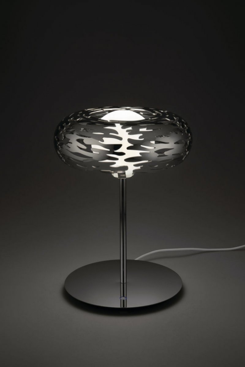 Alessi BARKET Lampa Stołowa / Srebrna Polerowana