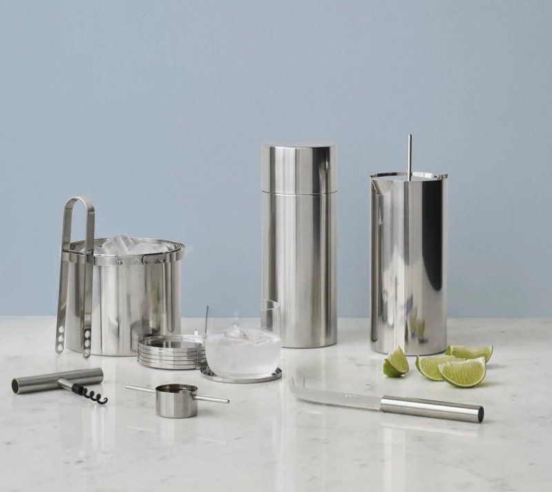 Stelton CYLINDA Kubełek na Lód 2,5 l + Szczypce