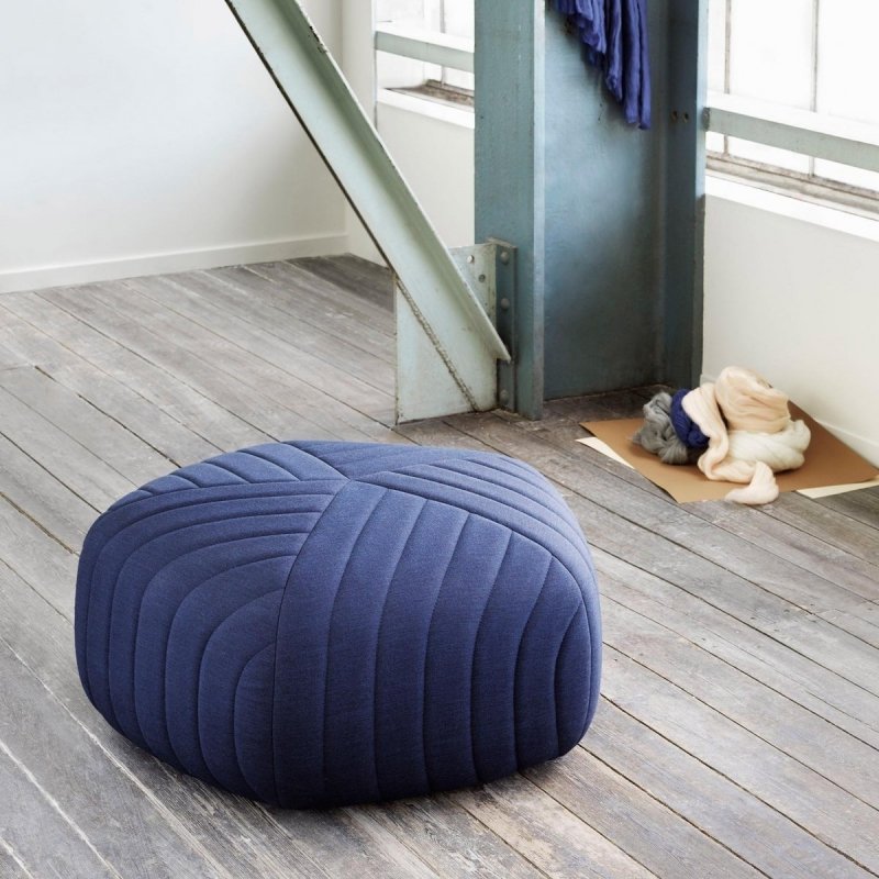 Muuto FIVE Puf Tapicerowany - Granatowa Remix 773