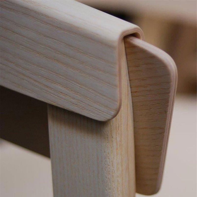Muuto COVER Krzesło Drewniane - Ciemnoszare