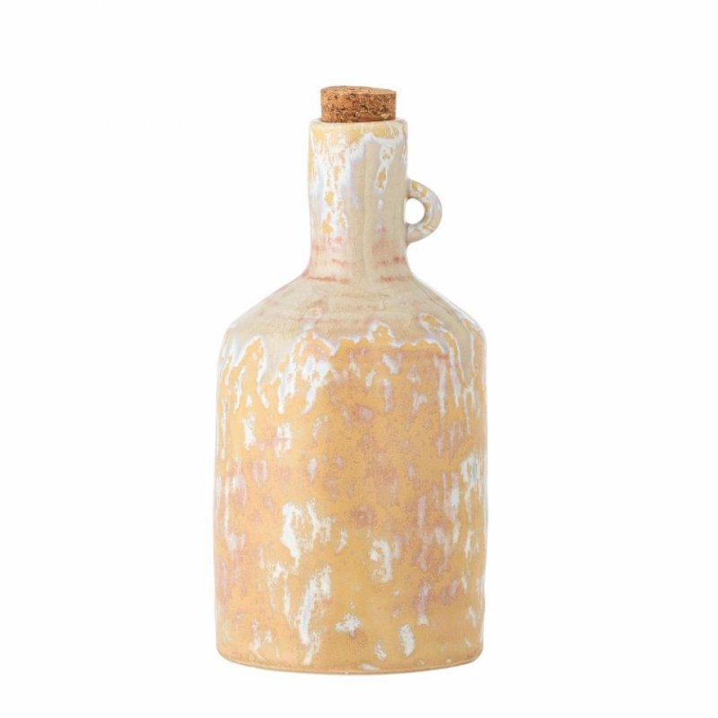 Bloomingville YUMA Ceramiczna Karafka do Oliwy 425 ml / Żółta