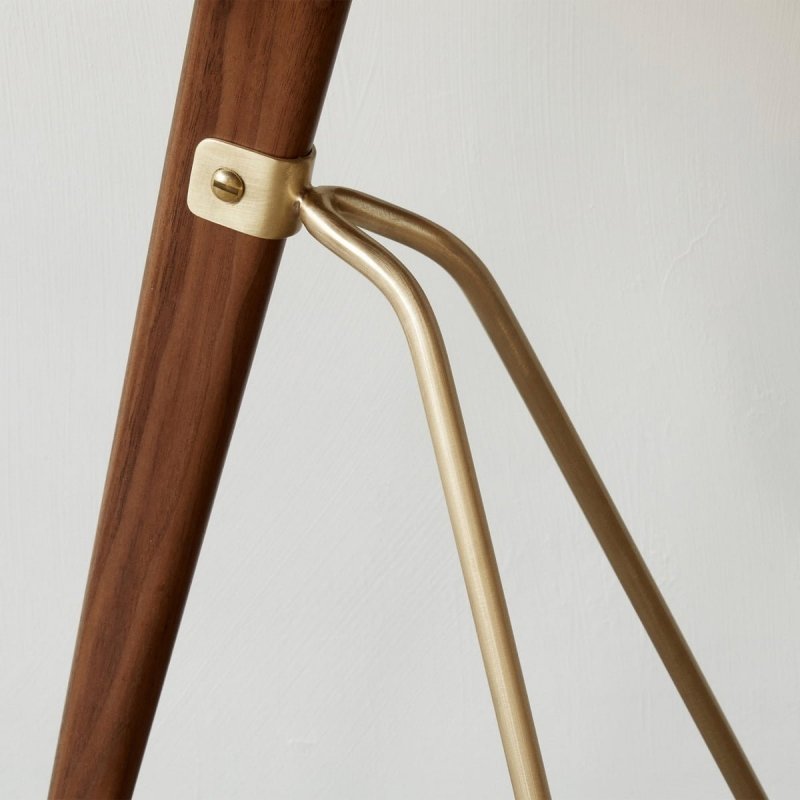 Audo UMANOFF Stolik Okrągły 60 cm z Drewna Orzechowego