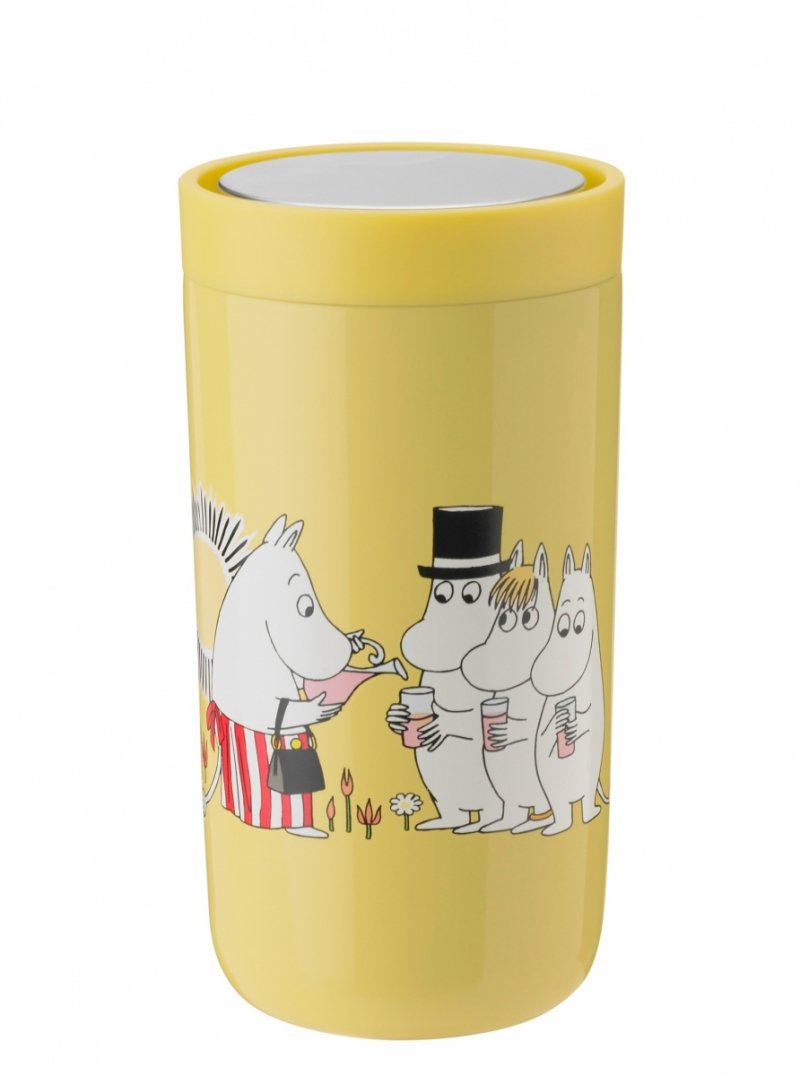 Stelton TO GO Kubek Termiczny 200 ml MUMINKI / Żółty Lemonade